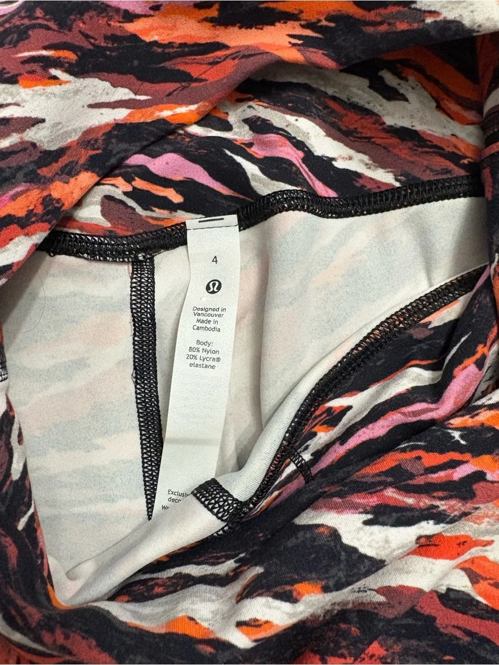 Lululemon Multi-Color Patterned Leggings